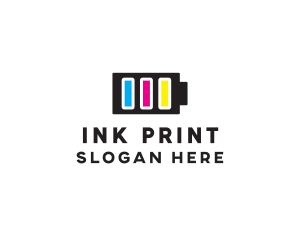 Battery Ink Printing  logo design