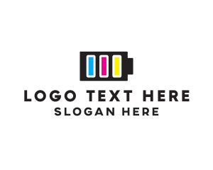 Rgb - Battery Ink Printing logo design