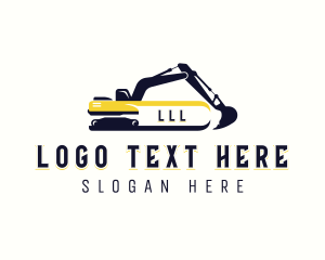 Contractor - Builder Demolition Excavator logo design