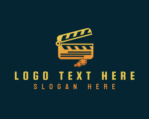 Wedding Video - Film Cinema Entertainment logo design