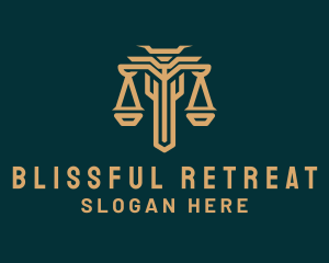 Judicial - Elegant Legal Justice Scale logo design