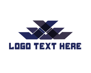 Technology - Blue Pattern Technology logo design