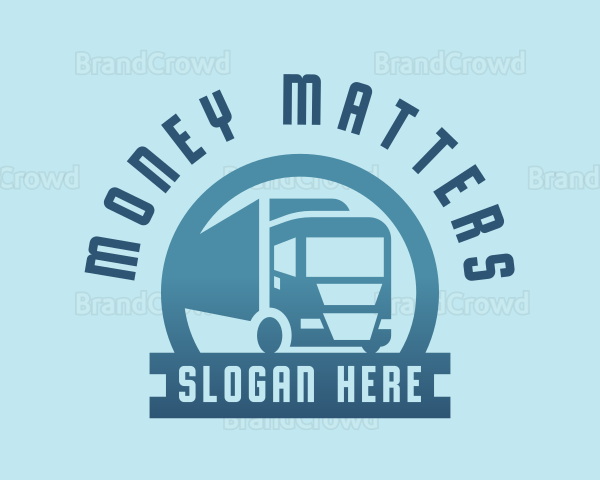 Logistics Truck Transportation Logo