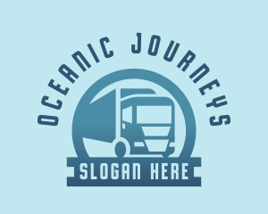 Logistics Truck Transportation Logo