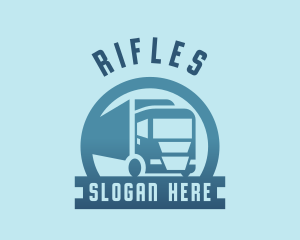 Logistics Truck Transportation Logo