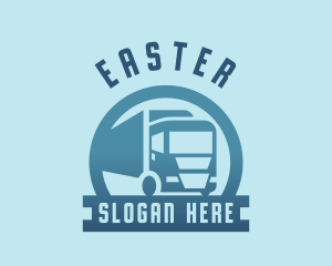 Highway - Logistics Truck Transportation logo design