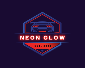 Neon - Neon Car Racing logo design