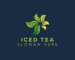 Organic Leaf Spa logo design