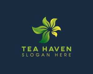 Organic Leaf Spa logo design