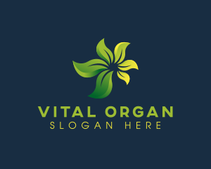 Organic Leaf Spa logo design