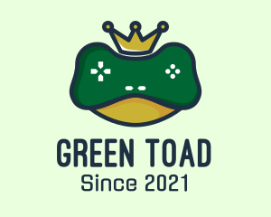 King Frog Gaming logo design