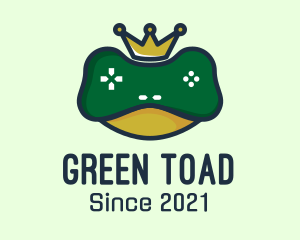 Toad - King Frog Gaming logo design