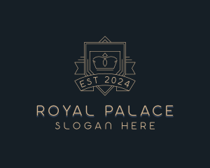 Regal Crown Shield logo design