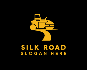 Road Roller Machine logo design