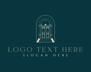 Door - Victorian Door Hotel logo design