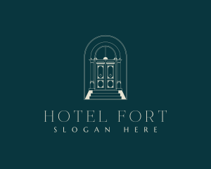 Victorian Door Hotel logo design