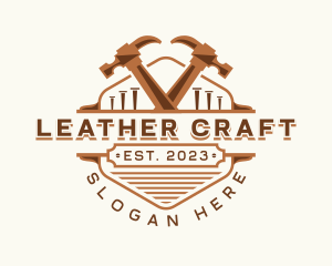 Hammer Carpentry Crafting logo design