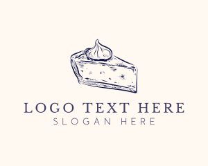 Dessert - Pie Slice Dessert logo design