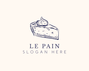 Boulangerie - Pie Slice Dessert logo design