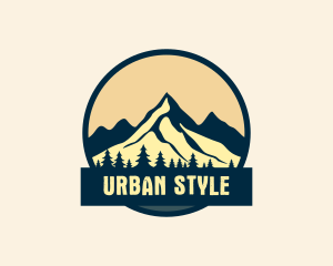 Summit - Forest Mountain Peak logo design