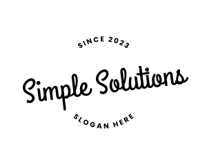Stylish Simple Fashion logo design