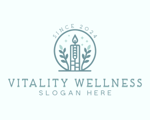 Candle Wellness Spa logo design