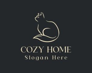 Elegant Pet Cat logo design