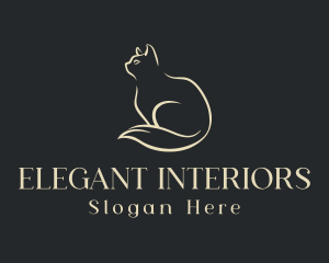 Elegant Pet Cat logo design