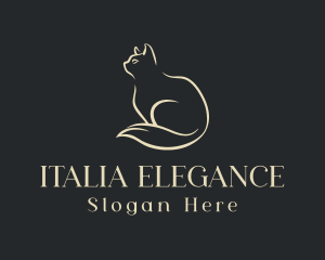 Elegant Pet Cat logo design