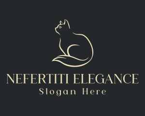 Elegant Pet Cat logo design