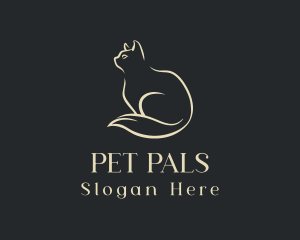 Elegant Pet Cat logo design