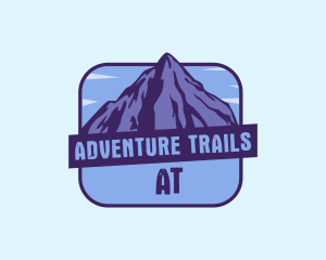 Adventure Mountain Peak logo design