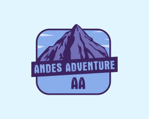 Adventure Mountain Peak logo design