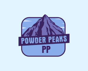 Adventure Mountain Peak logo design