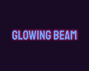 Glowing Disco Club logo design