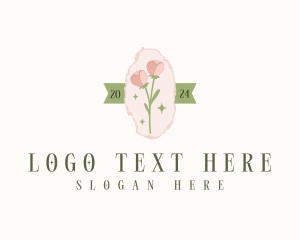 Paper - Botanical Flower Gardening logo design