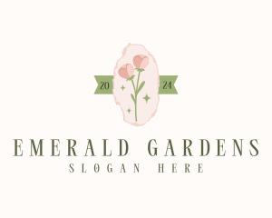 Botanical Flower Gardening logo design