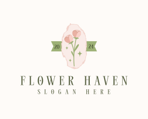 Botanical Flower Gardening logo design