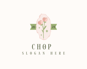 Cafe - Botanical Flower Gardening logo design