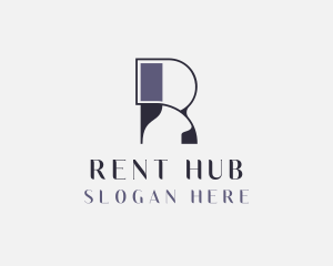 Upscale Hotel Boutique Letter R logo design