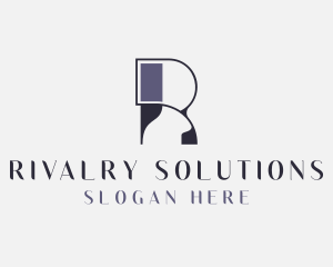 Upscale Hotel Boutique Letter R logo design