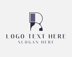 Fashion - Upscale Hotel Boutique Letter R logo design