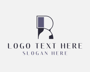 Upscale Hotel Boutique Letter R Logo