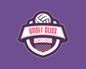 Athletic Volleyball Team logo design