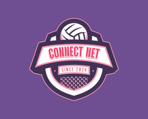 Athletic Volleyball Team logo design