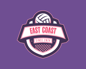 Athletic Volleyball Team logo design