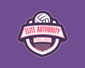 Athletic Volleyball Team logo design