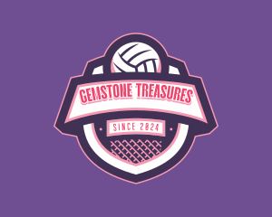 Athletic Volleyball Team logo design