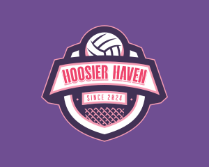 Athletic Volleyball Team logo design