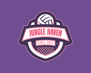 Athletic Volleyball Team logo design